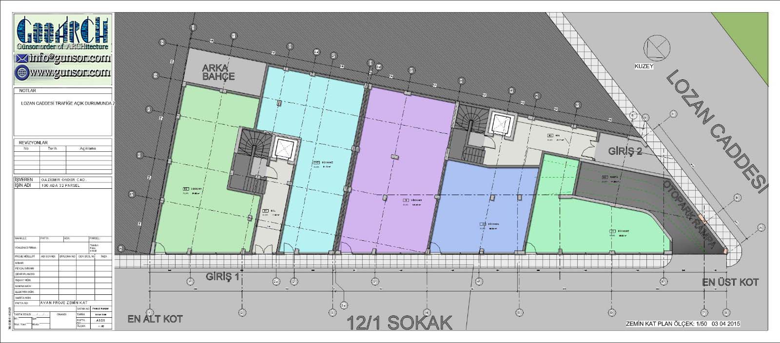 S. Korhan Günsor 1z Mimarlik (c) INKA Insaat (c)